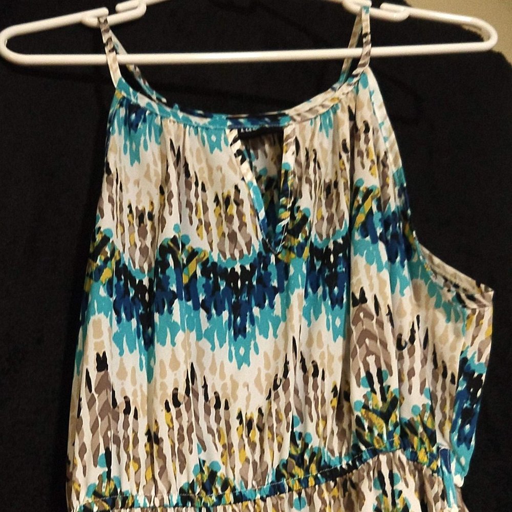 Fun Print fab'rik Maxi Dress Size Medium